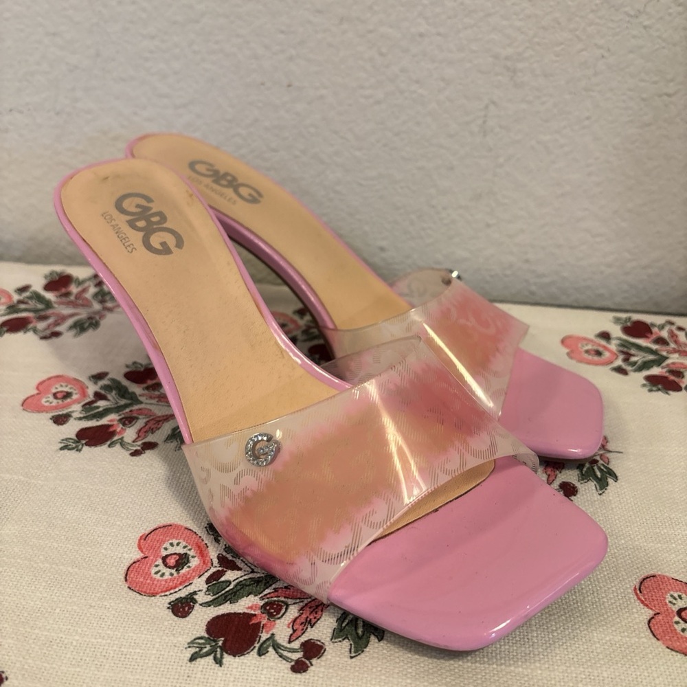 Pink Slide Heels Barbie Coquette Valentines
